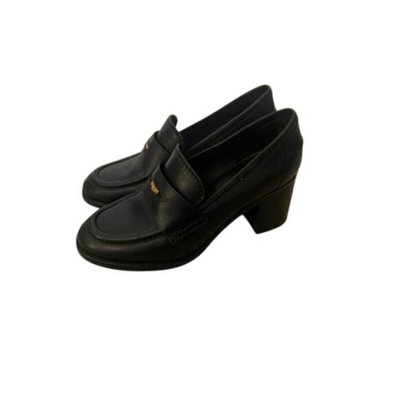 Veronica Beard Penny 70MM Leather Loafer Pumps - Picture 5 of 9